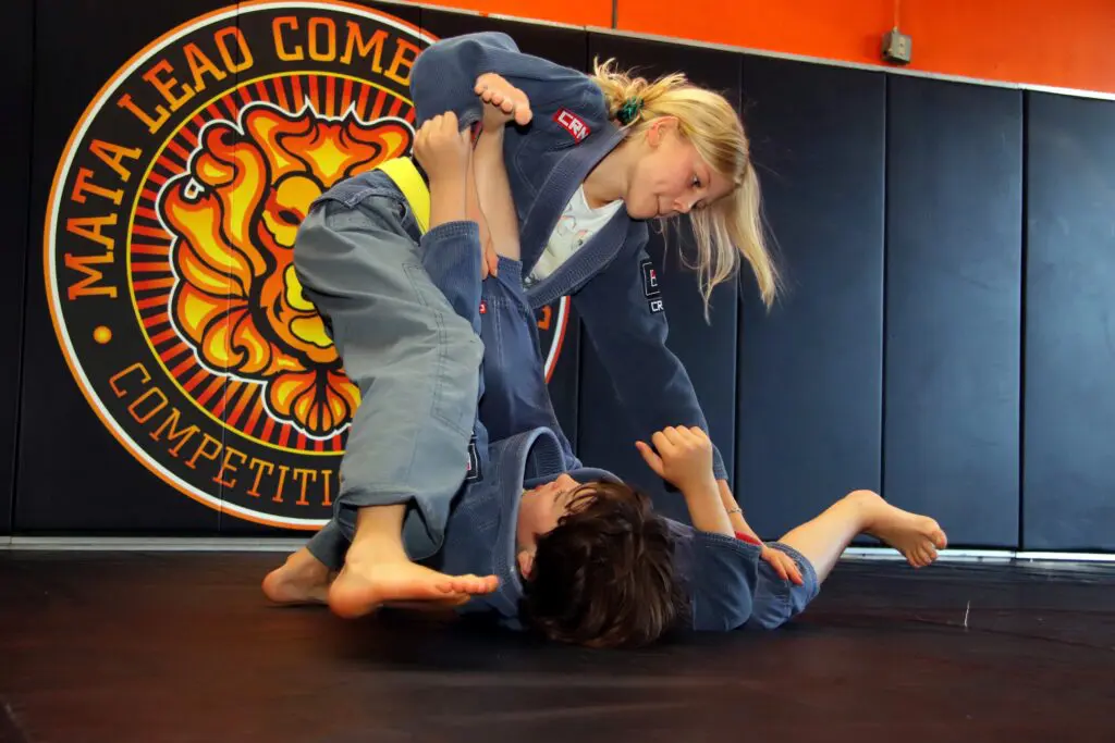 Children practicing BJJ in Portland, developing lifelong discipline, focus, and self-respect.